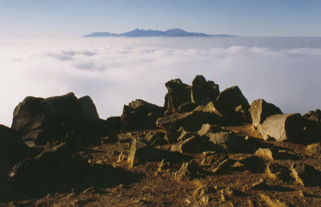 烏帽子岳・籠ノ登・浅間山方面